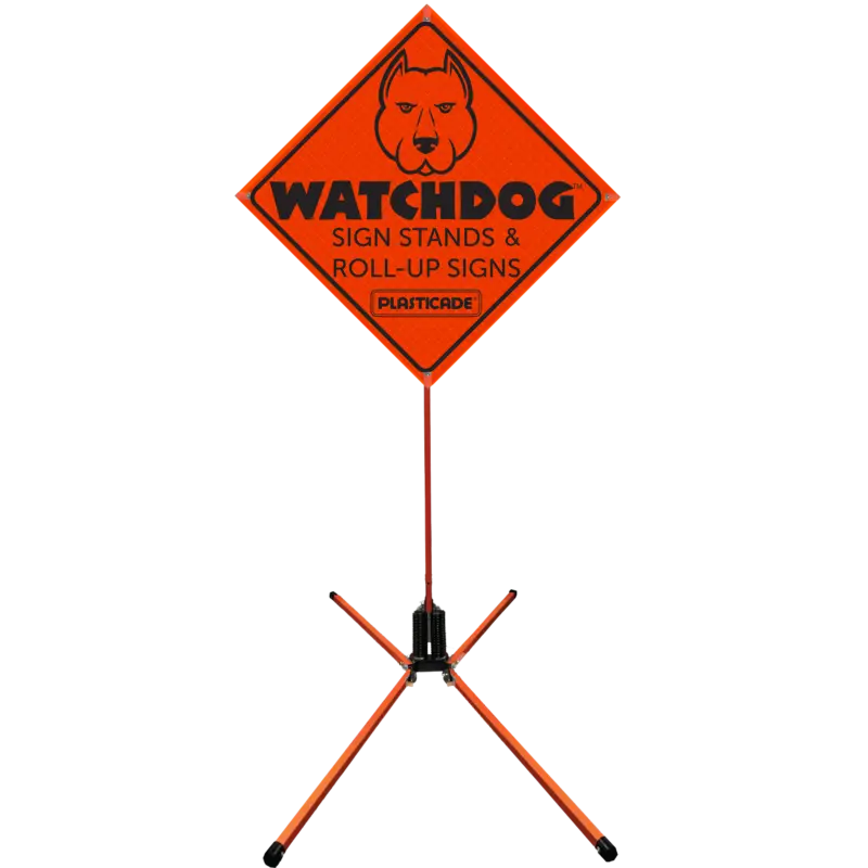 Ss440 Heavy Duty Steel Double Spring Sign Stand 1