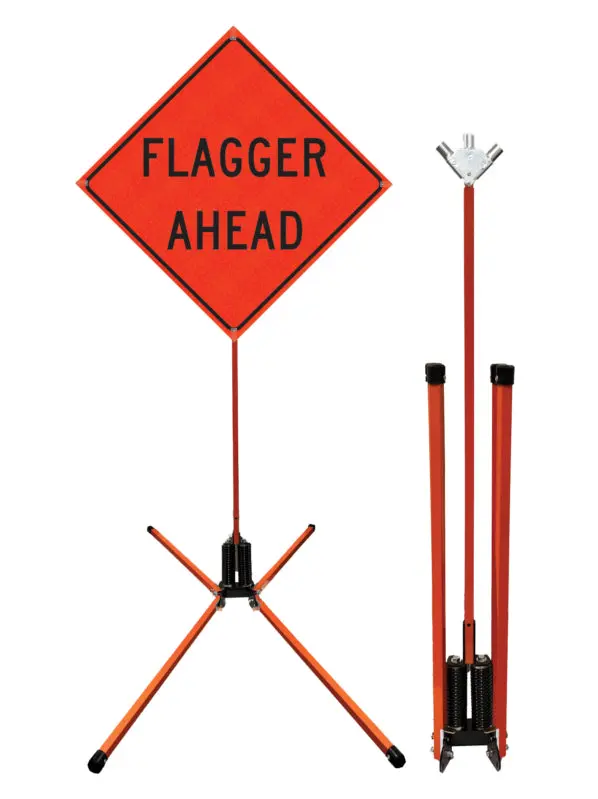 Ss440 Heavy Duty Steel Double Spring Sign Stand 2