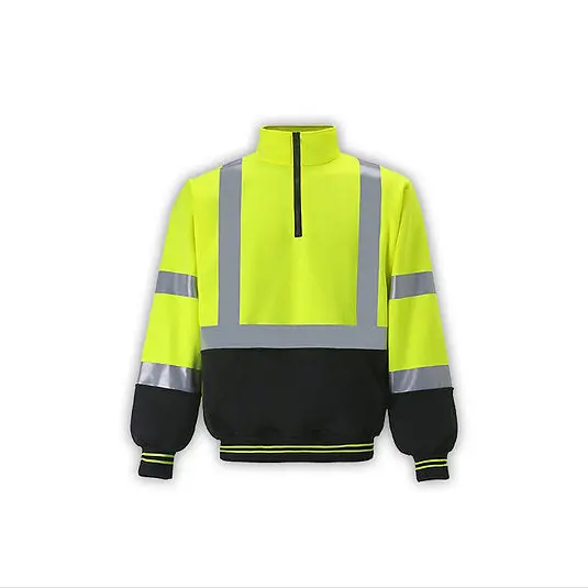 Ssqz25c-3 - Two Tone Quarter Zip Sweatshirt 1
