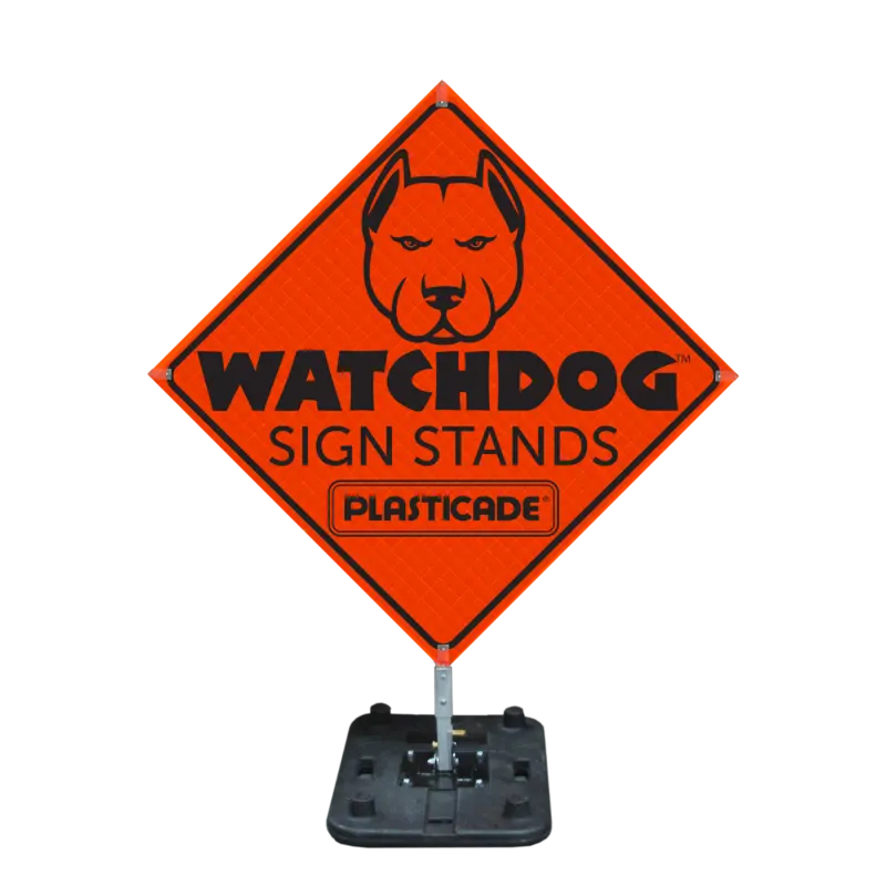 Ssrb800 Intrepid Rubber Base Sign Stand 1