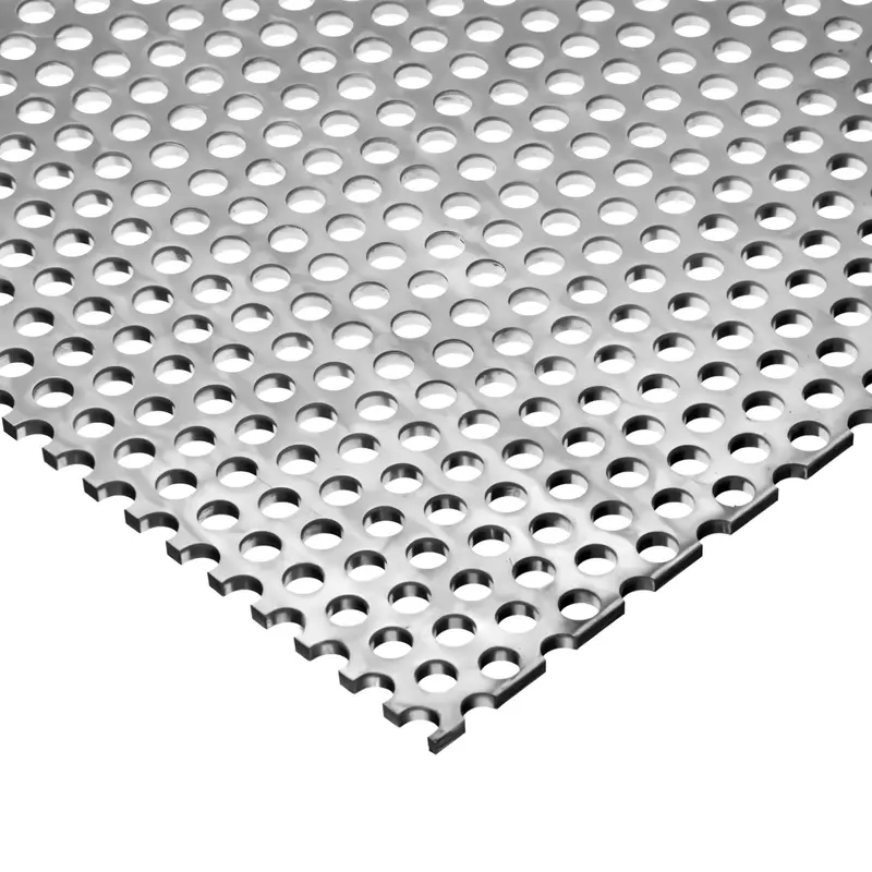 Stainless Steel Perforated Sheet 24" X 24" - Perforated Metal Sheet - 20 Gauge 1