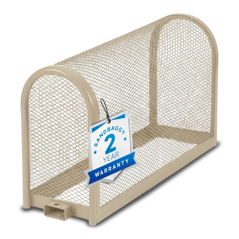 Standard Backflow Security Cage – Backflow Preventer Enclosure (Tan, Large) 1