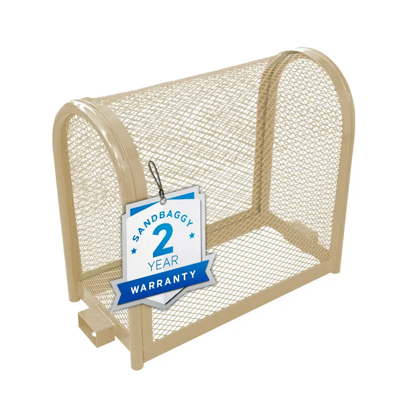 Standard Backflow Security Cage – Backflow Preventer Enclosure (Tan, Medium) 1