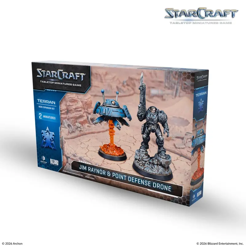 Starcraft: Terran - Jim Raynor & Point Defense Drone 1