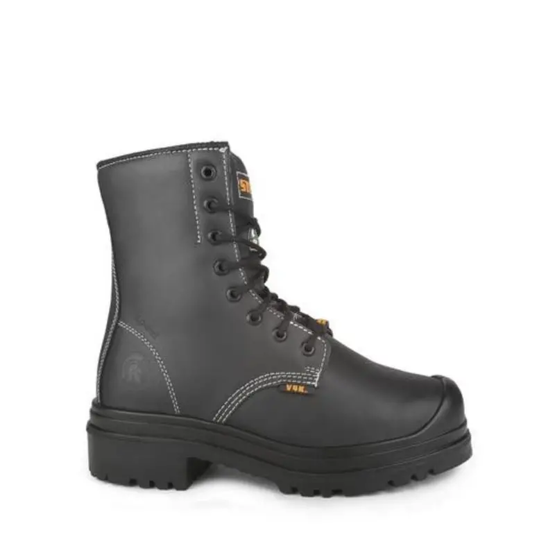 Stc Metpro Unisex 8" Steel Toe Work Boots With Internal Metguard - Black 22002 2
