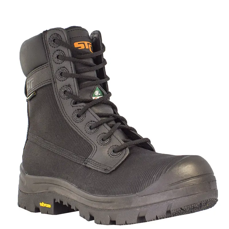 Stc Shire Men's 8" Vegan Composite Toe Work Boot  21994- Black 1