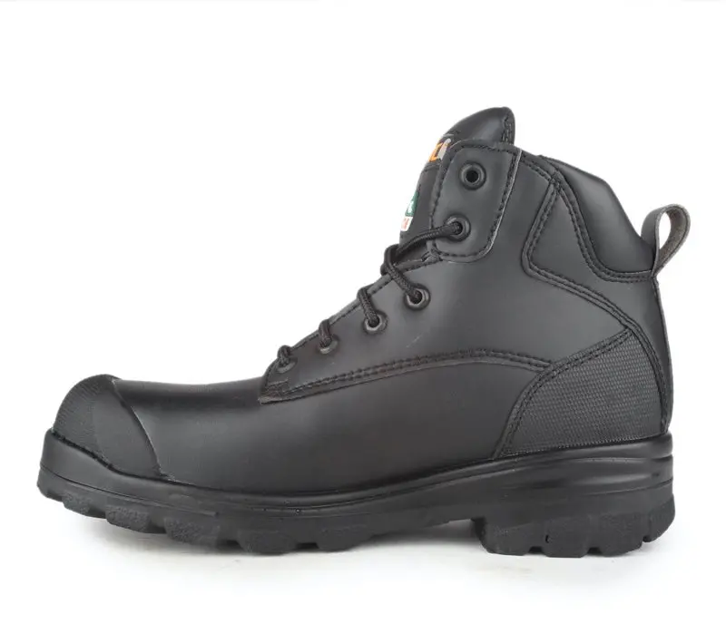 Stc Trump Unisex Black 6" Vegan Steel Toe Work Boot 21982 3