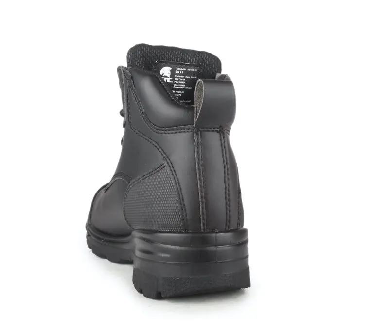Stc Trump Unisex Black 6" Vegan Steel Toe Work Boot 21982 4