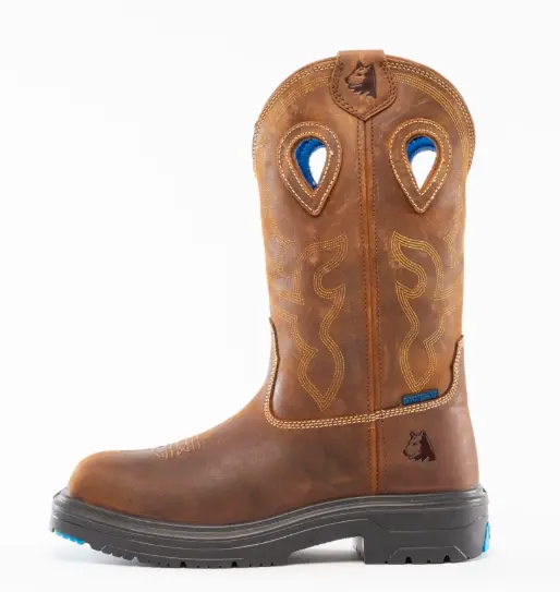 Steel Blue Men's Blue Heeler Steel Toe Pull On Work Boot #813945 5