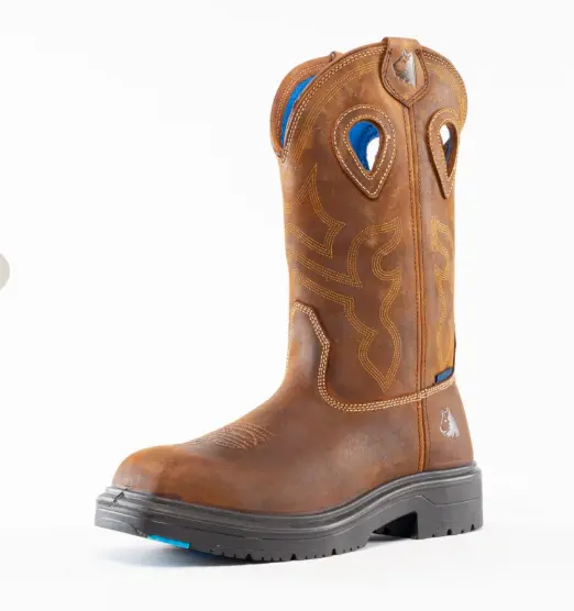 Steel Blue Men's Blue Heeler Steel Toe Pull On Work Boot #813945 6