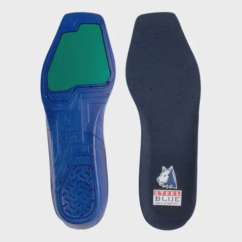 Steel Blue Ortho Rebound Square Toe Insoles #A-900028 1