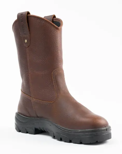 Steel Blue Round Toe 10" Heeler-Steel Toe- #812915 1