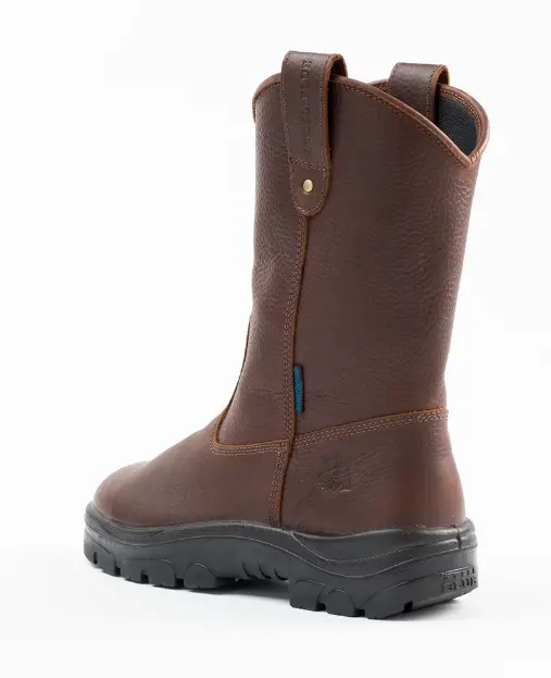 Steel Blue Round Toe 10" Heeler-Steel Toe- #812915 4