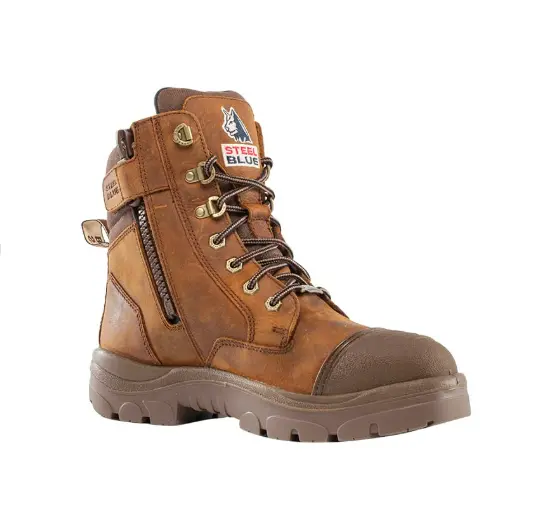 Steel Blue Southern Cross Zip Distressed Brown #812969 1