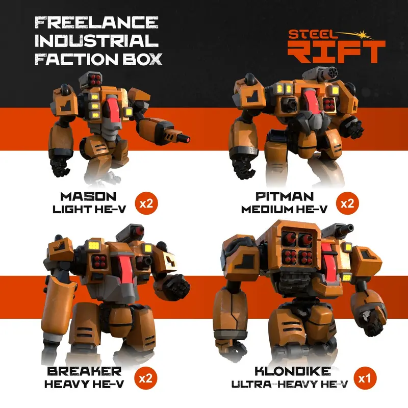 Steel Rift- Freelance Industrial Faction Box 1