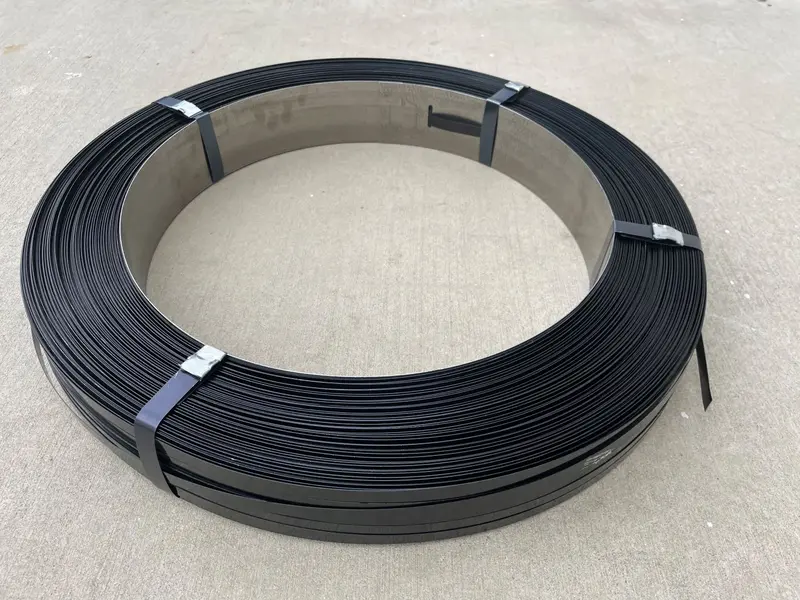 Steel Strapping Coil (Black) - Rust Resistant Metal Banding (1/2"W X 2800'L X 0.02" Thick) 17