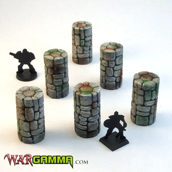 Stone Round Pillars 1