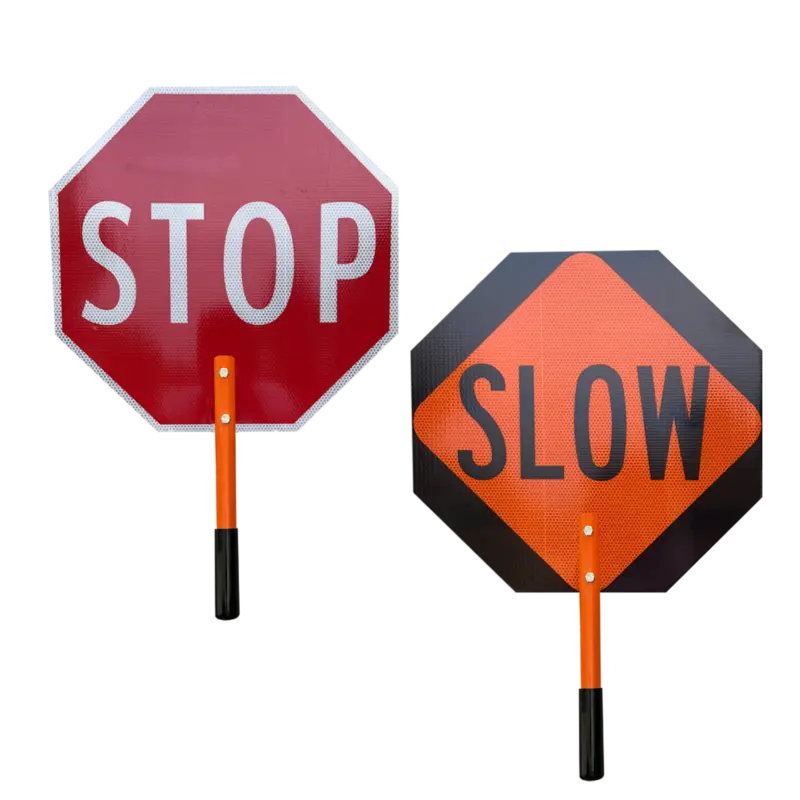 Stop/Slow Paddle - Bolt Mounted Type 1