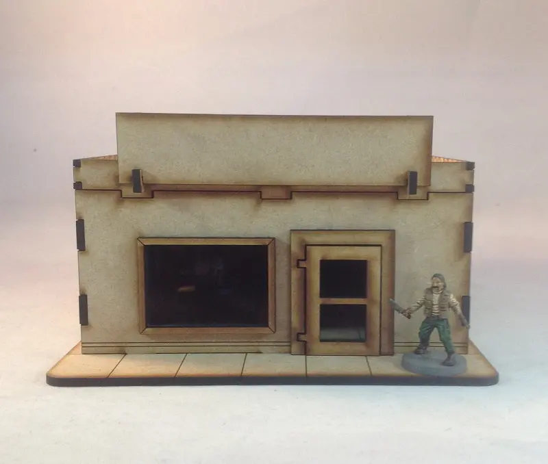 Store Front Bc001 28Mm Big City Streets Building Kit 1