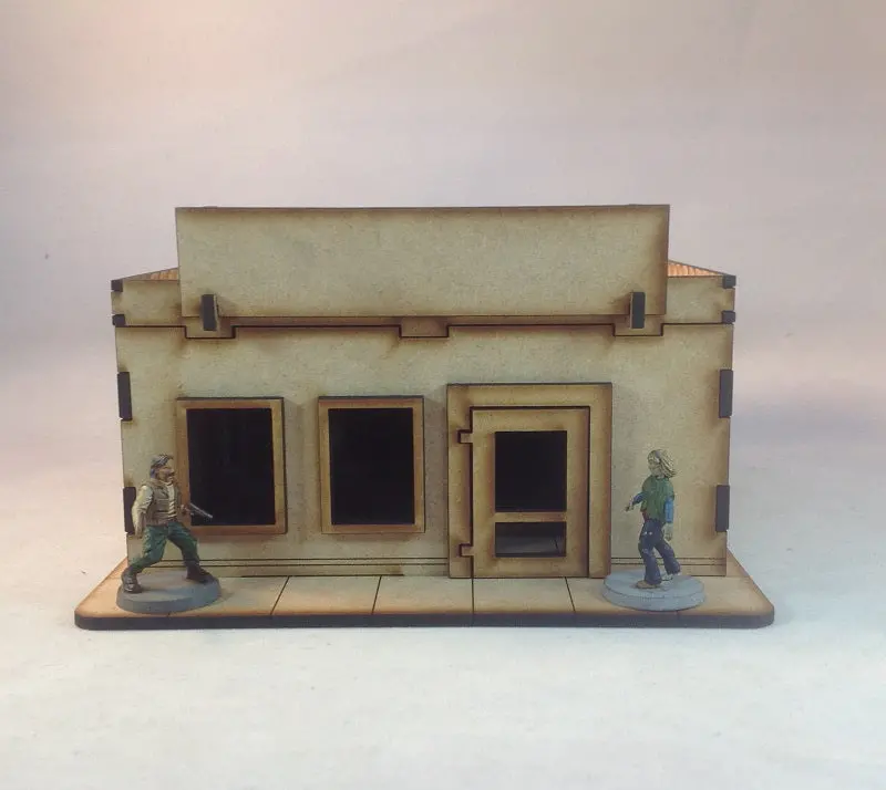 Store Front Bc002 28Mm Big City Streets Building Kit 1