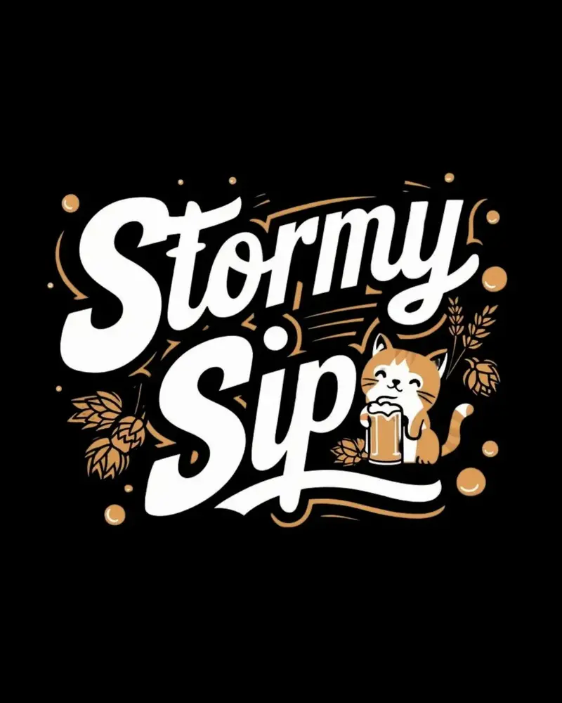 Stormy Sip Cotton Tshirt 2