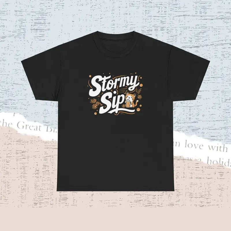 Stormy Sip Cotton Tshirt 5