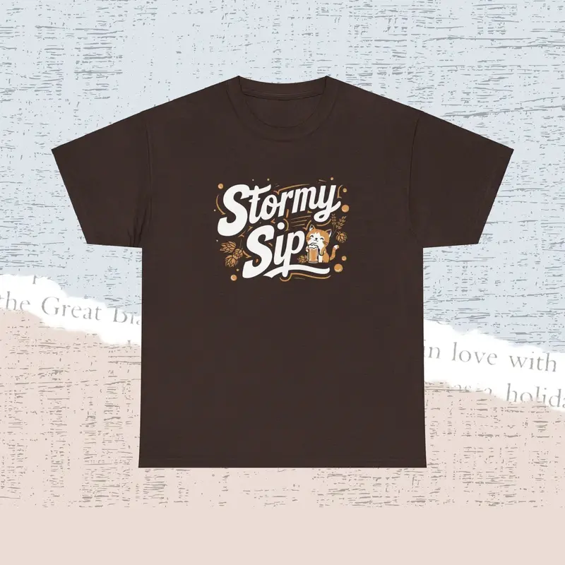 Stormy Sip Cotton Tshirt 6