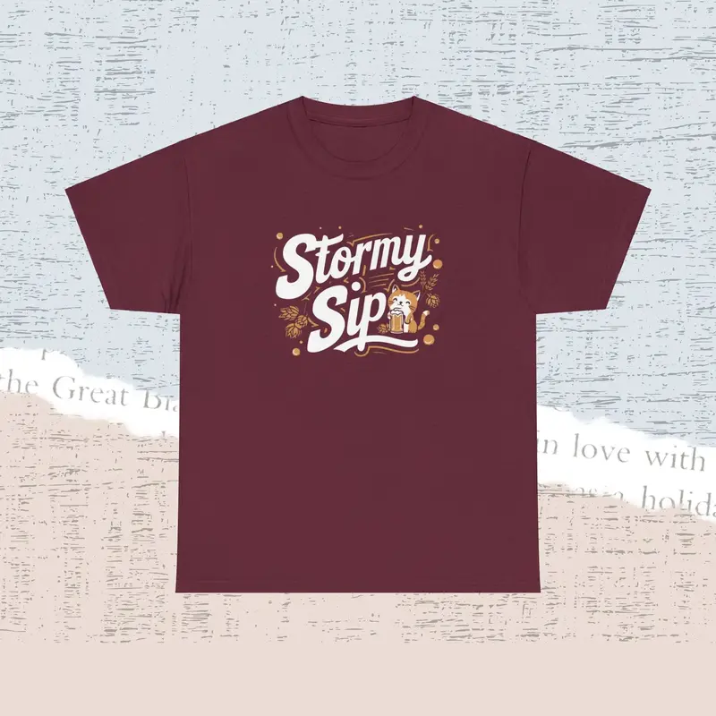 Stormy Sip Cotton Tshirt 7