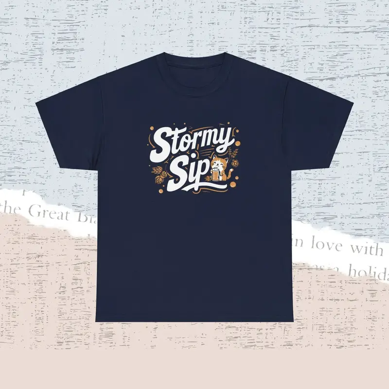 Stormy Sip Cotton Tshirt 8