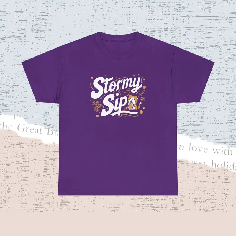 Stormy Sip Cotton Tshirt 9