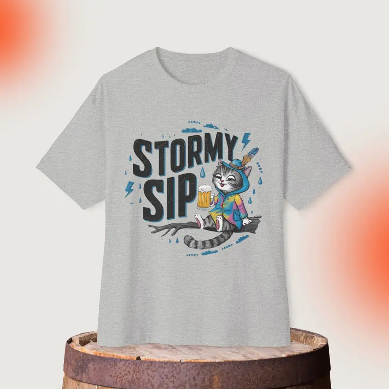 Story Sip Unisex Beerlover Oversized Boxy Tshirt 4