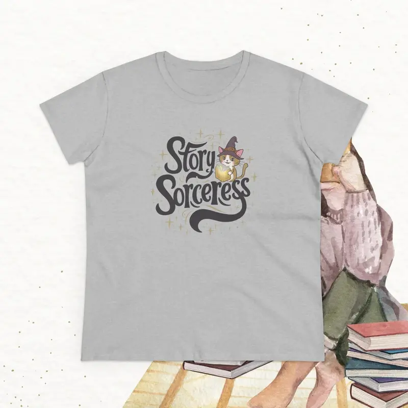 Story Sorcerer Book Lover Women T-Shirt 11