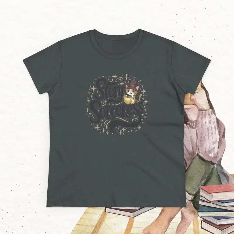 Story Sorcerer Book Lover Women T-Shirt 13