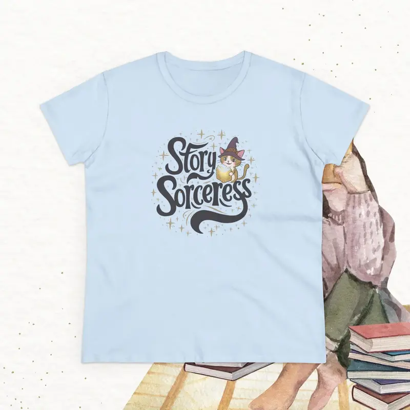 Story Sorcerer Book Lover Women T-Shirt 15