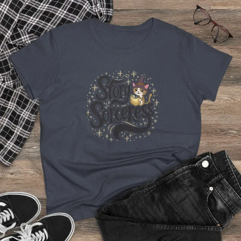 Story Sorcerer Book Lover Women T-Shirt 6