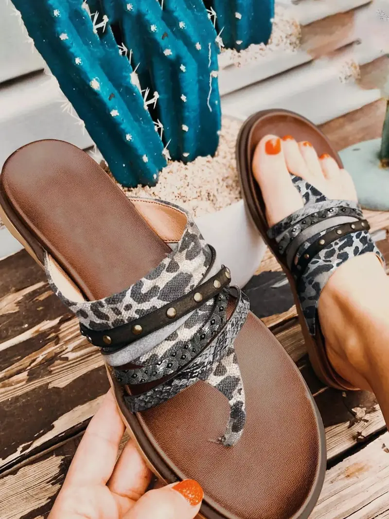 Strappy Thong Sandals 1