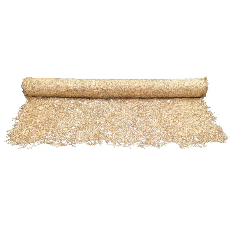 Straw Mat With Double Net - Erosion Control (Biodegradable) - 4 Ft Or 8 Ft Wide (Lasts 2 Yr) 13