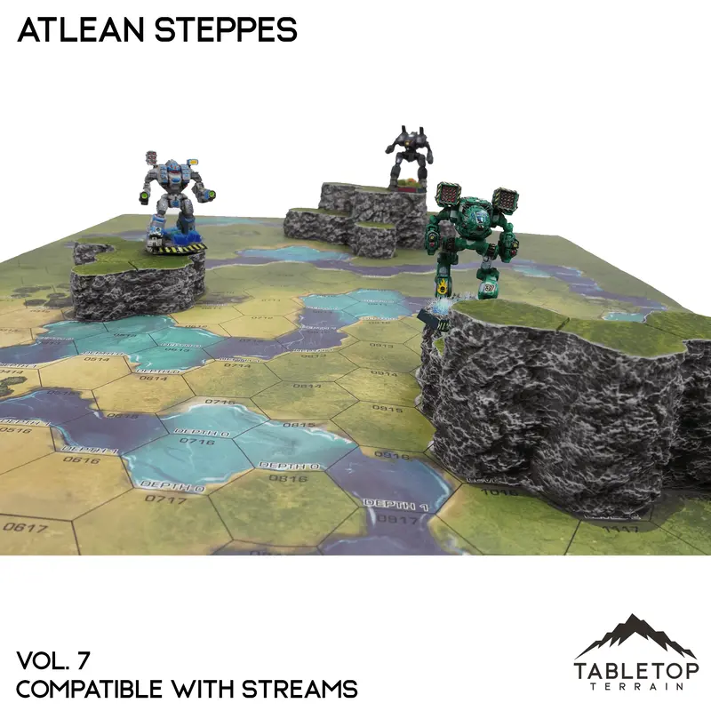 Streams Compatible Map Hill Sets - Atlean Steppes 1