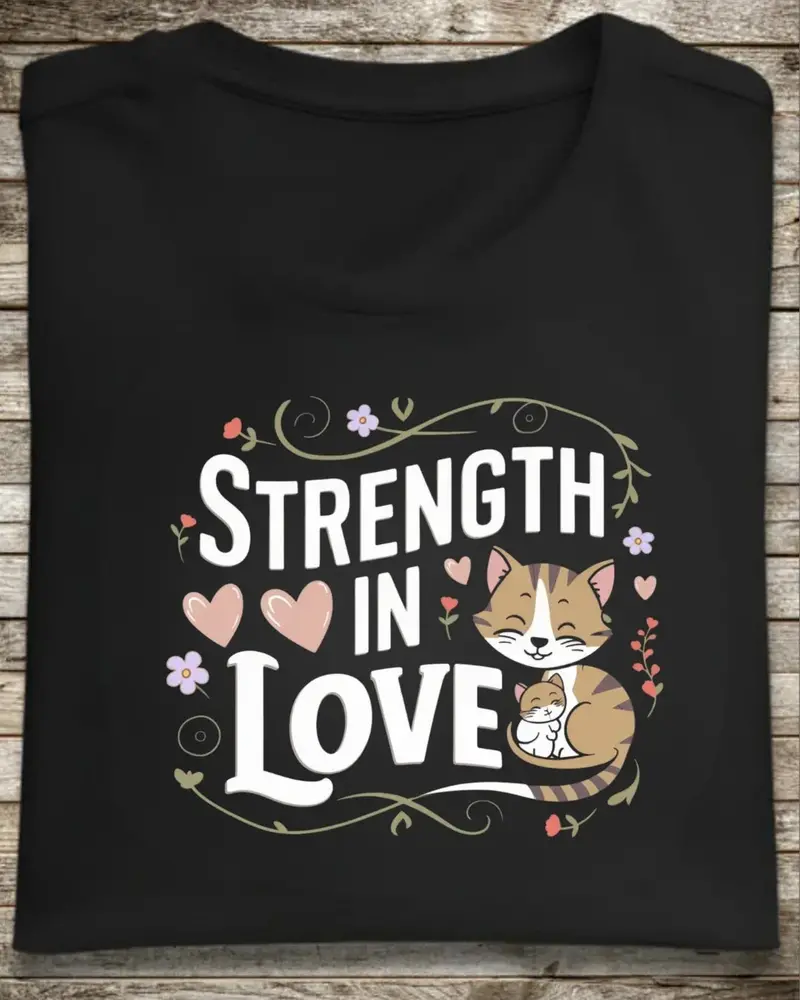 Strength In Love Cotton Tshirt 1
