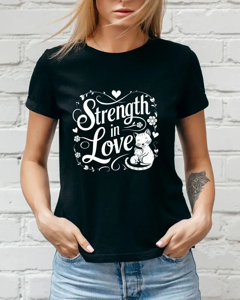 Strength In Love Cotton Tshirt 3