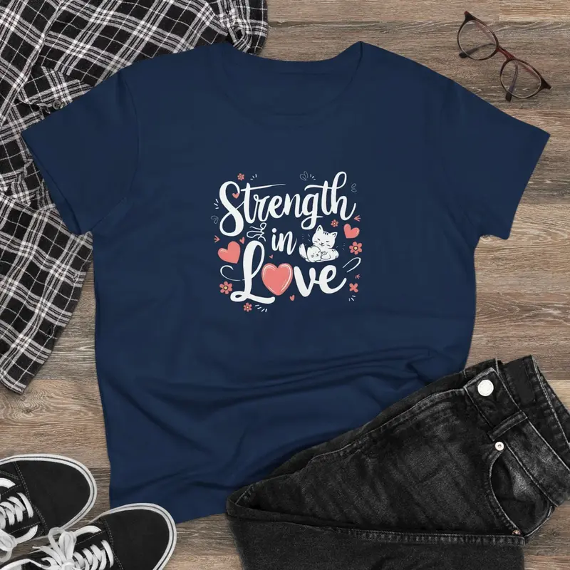 Strength In Love Women Cotton Tshirts 2