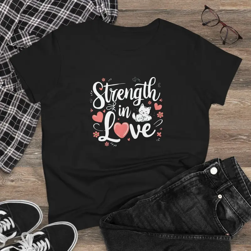 Strength In Love Women Graphic Tee 3