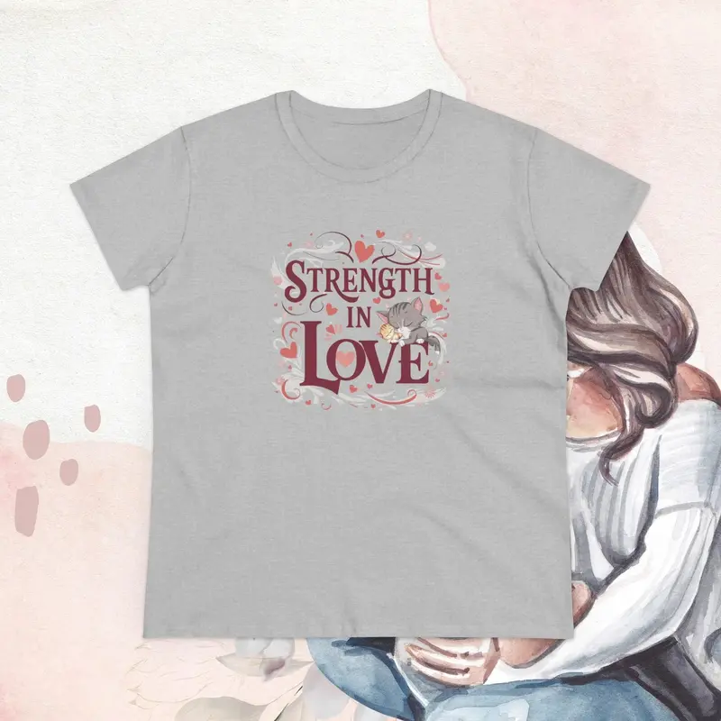 Strength In Love Women Graphic Tshirt 11
