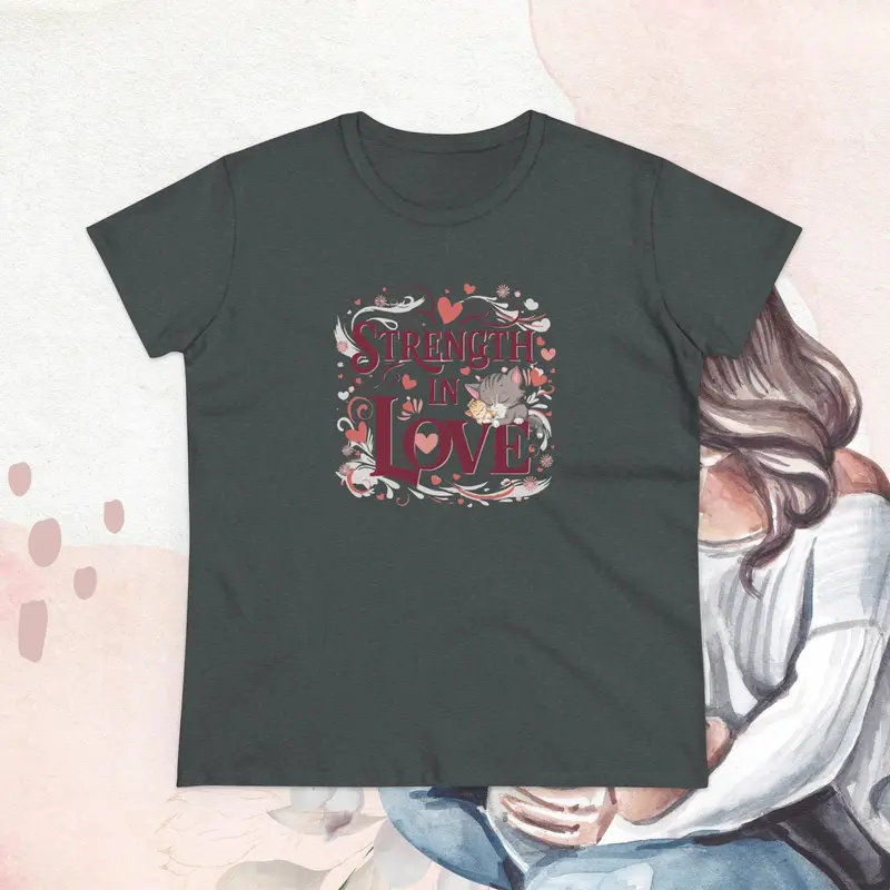 Strength In Love Women Graphic Tshirt 13