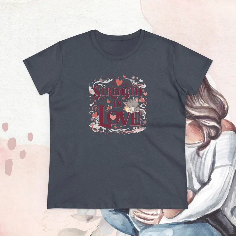 Strength In Love Women Graphic Tshirt 17