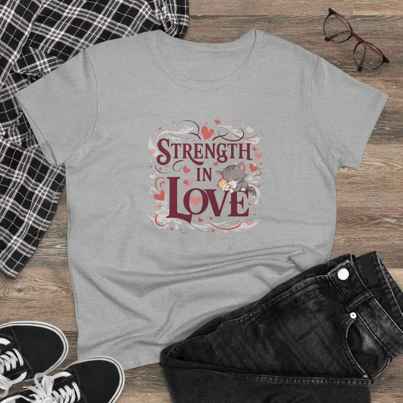 Strength In Love Women Graphic Tshirt 3