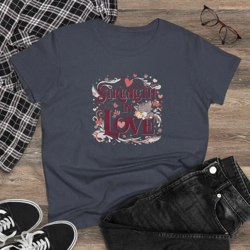 Strength In Love Women Graphic Tshirt 6