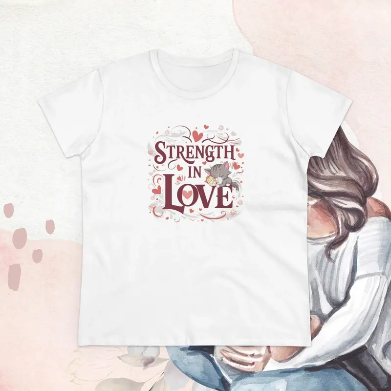 Strength In Love Women Graphic Tshirt 7
