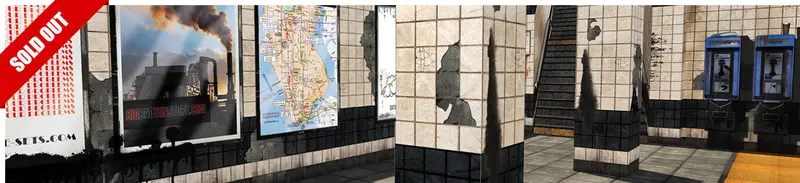 Subway Terminal Pop-Up Diorama 1/12 1