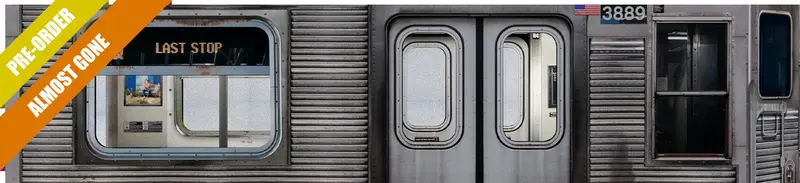 Subway Train Pop-Up Diorama 1/12 1